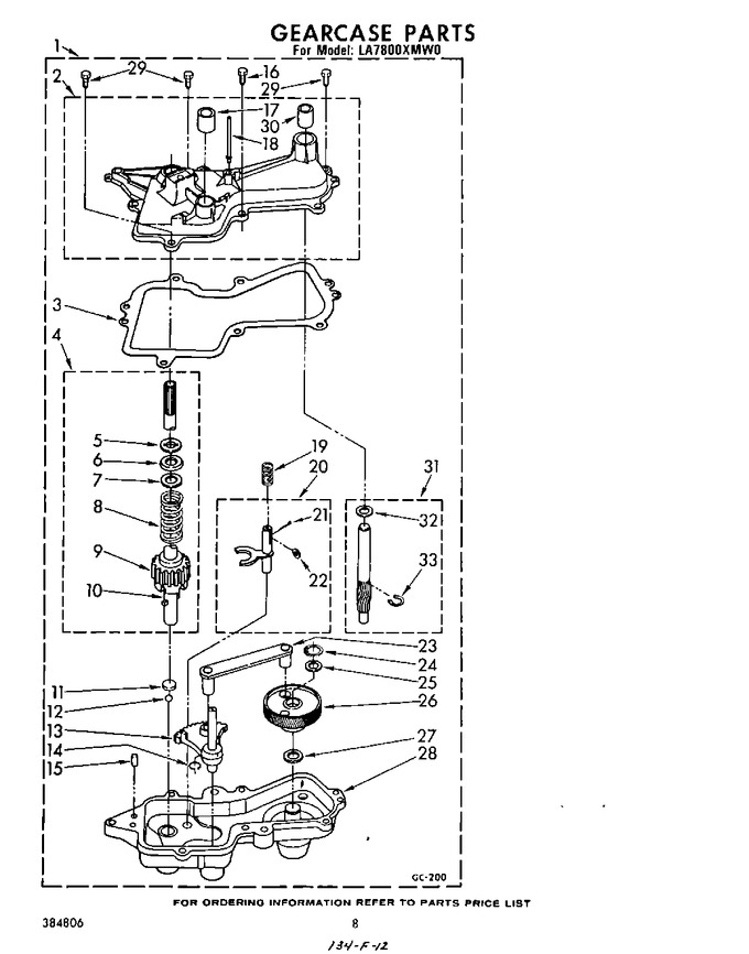 Diagram for LA7800XMW0