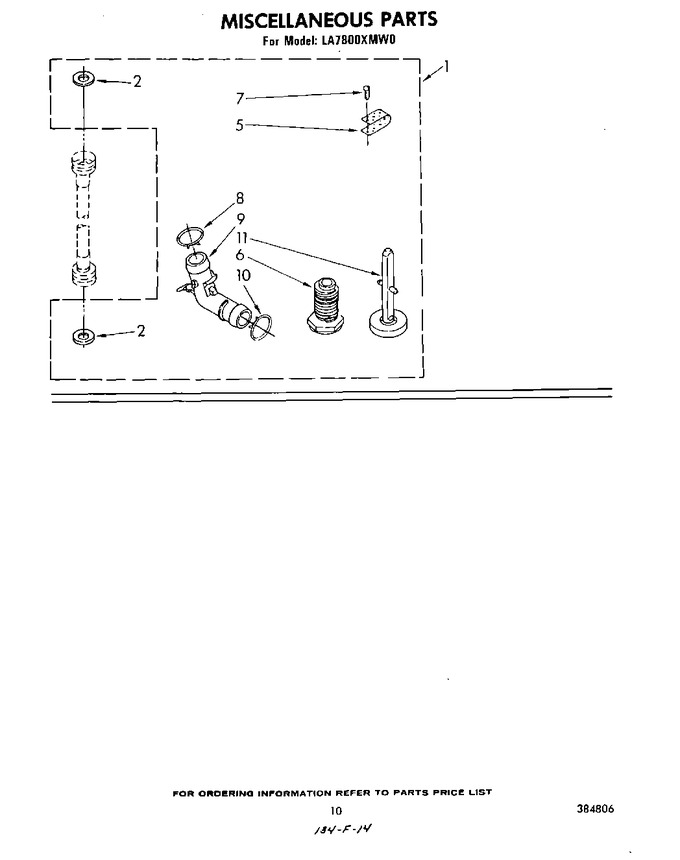 Diagram for LA7800XMW0