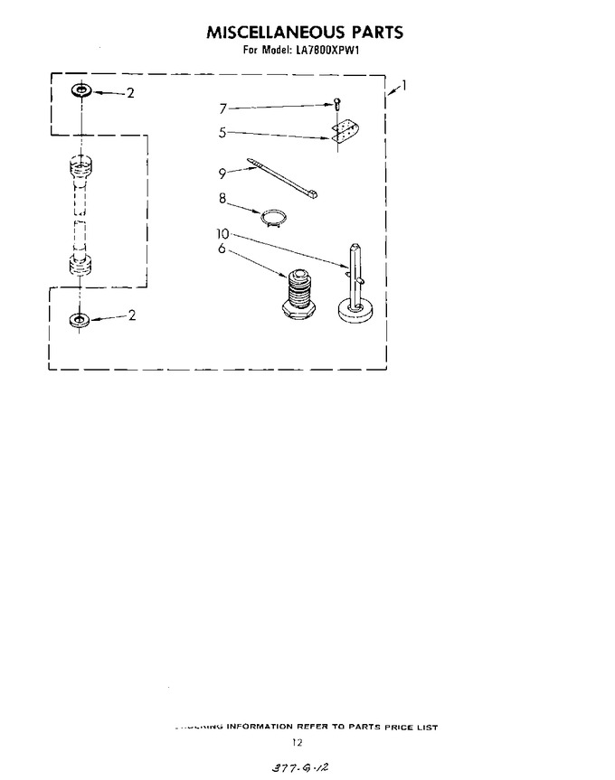 Diagram for LA7800XPW1