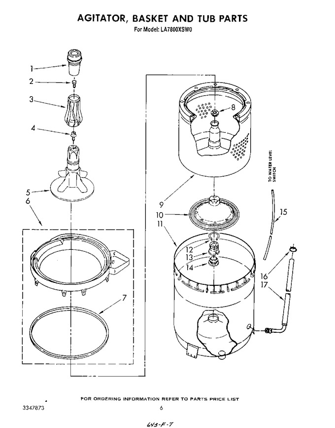 Diagram for LA7800XSW0