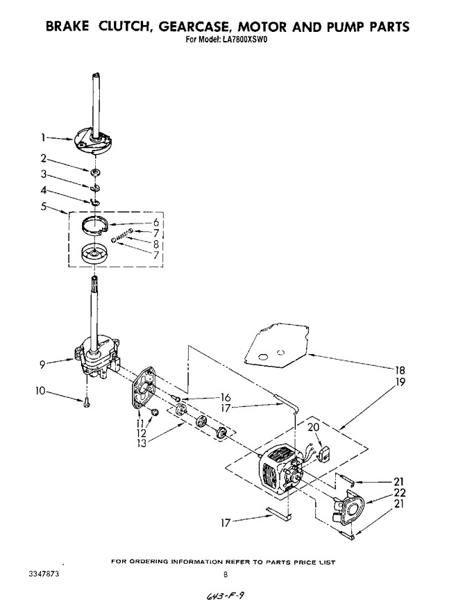 Diagram for LA7800XSW0