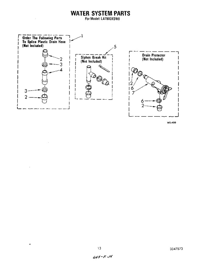 Diagram for LA7800XSW0