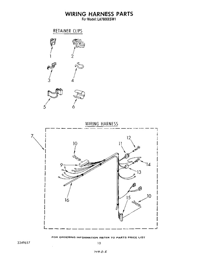 Diagram for LA7800XSW1