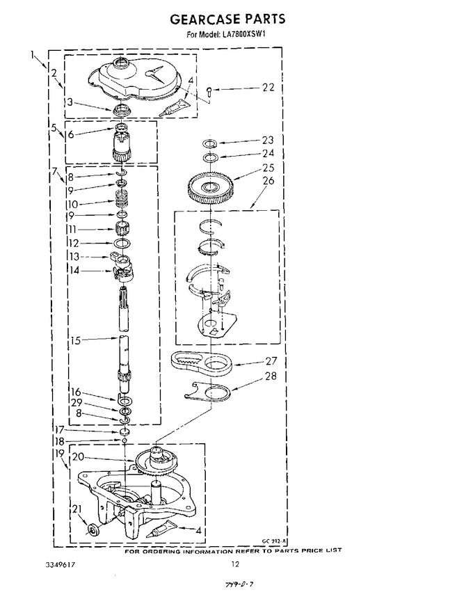 Diagram for LA7800XSW1