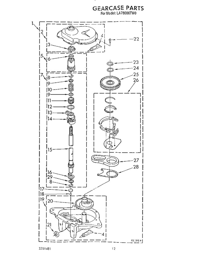Diagram for LA7800XTG0
