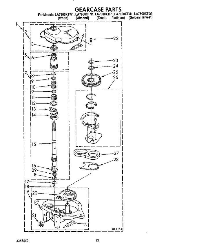 Diagram for LA7800XTG1
