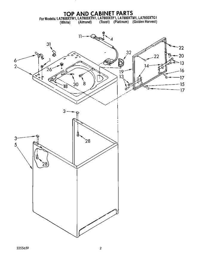Diagram for LA7800XTM1