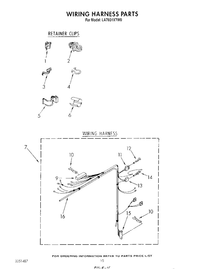 Diagram for LA7801XTG0