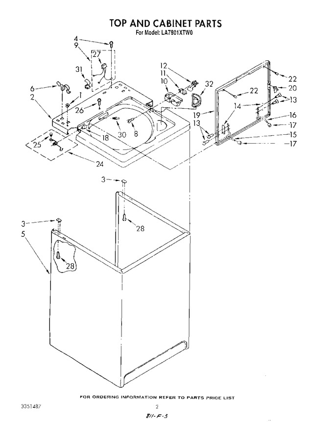 Diagram for LA7801XTF0