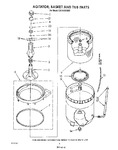 Diagram for 04 - Agitator, Basket, And Tub