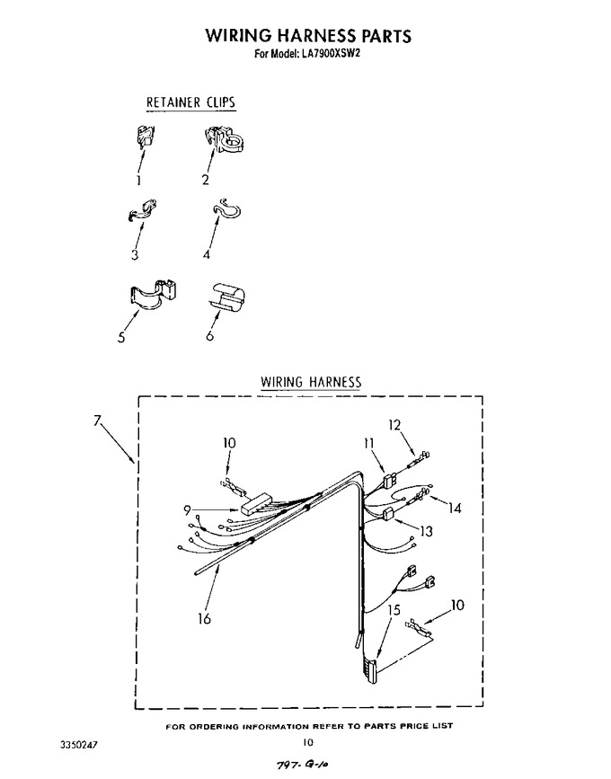 Diagram for LA7900XSW2