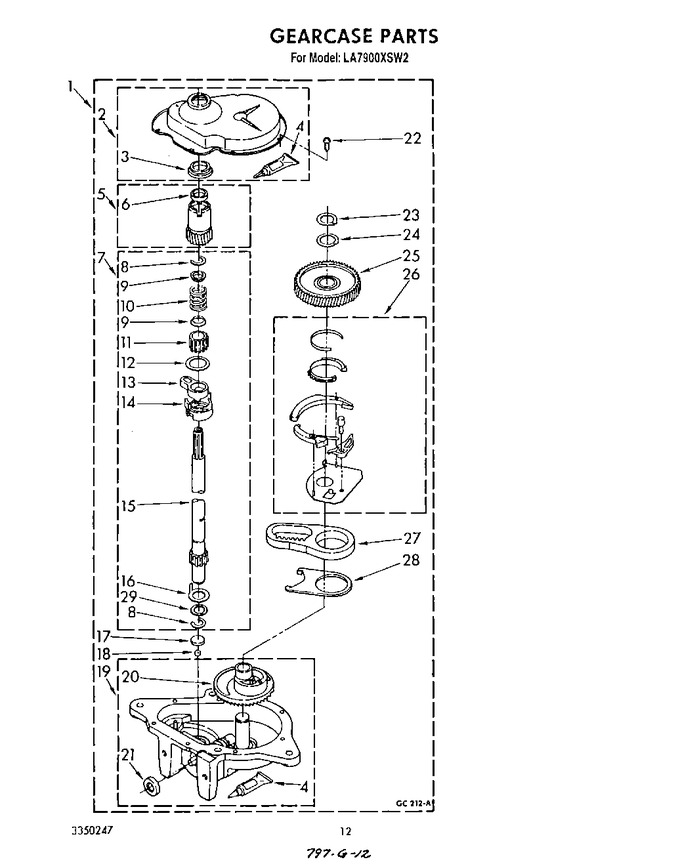 Diagram for LA7900XSW2