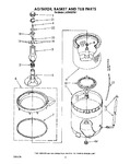 Diagram for 05 - Agitator, Basket And Tub