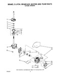 Diagram for 07 - Brake, Clutch, Gearcase, Motor And Pump