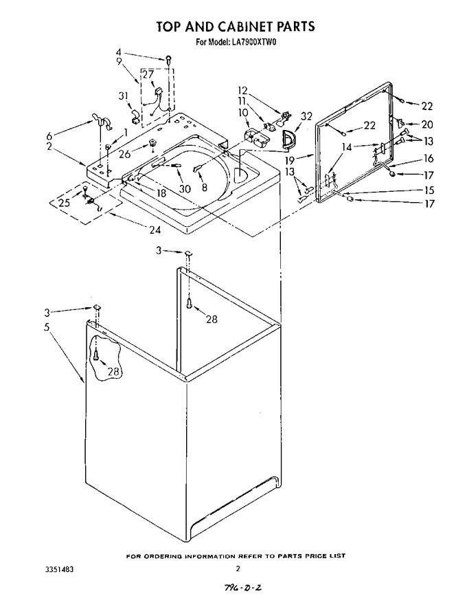 Diagram for LA7900XTW0
