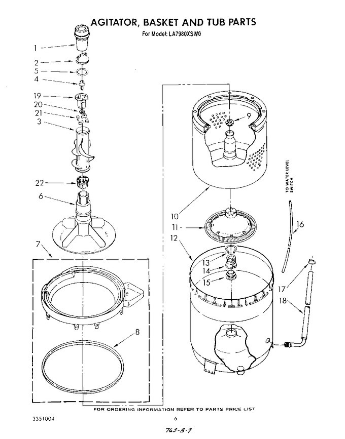 Diagram for LA7980XSW0
