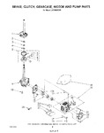 Diagram for 06 - Brake, Clutch, Gearcase, Motor And Pump