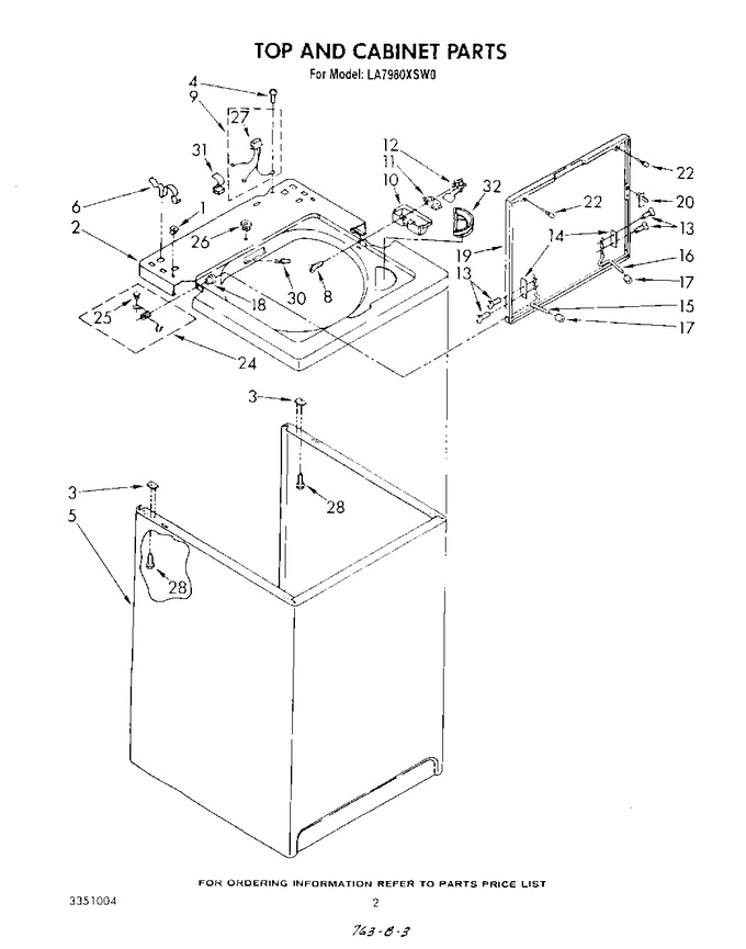 Diagram for LA7980XSW0