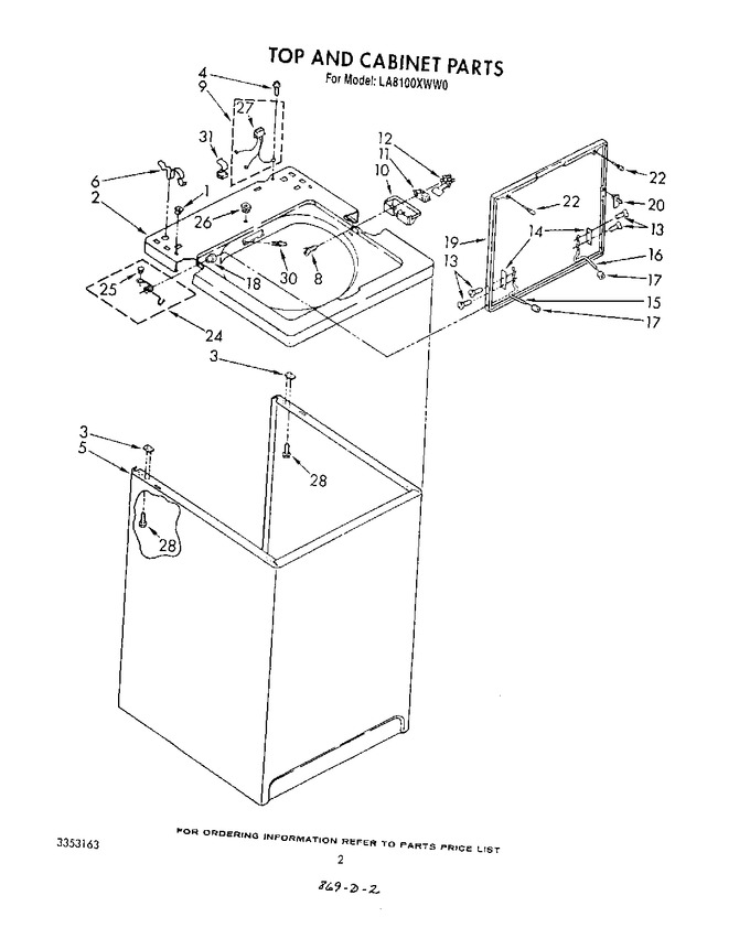 Diagram for LA8100XWW0