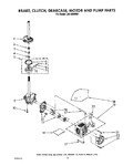 Diagram for 07 - Brake, Clutch, Gearcase, Motor And Pump
