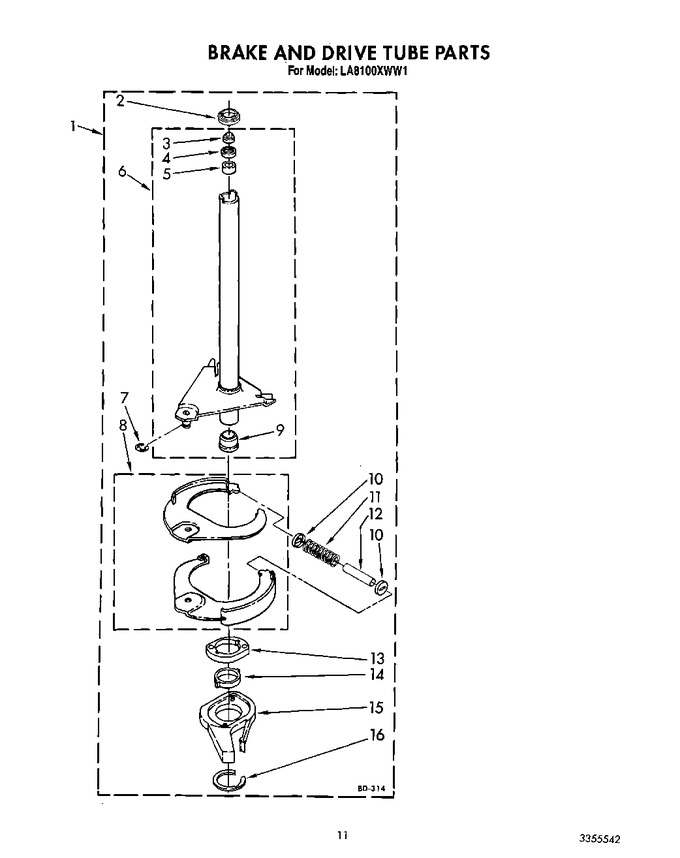 Diagram for LA8100XWW1