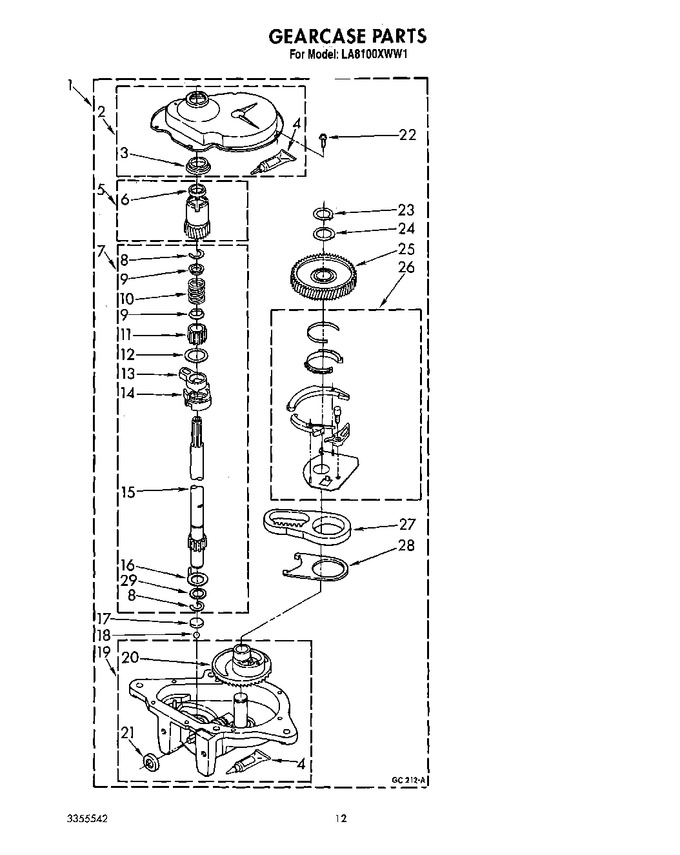 Diagram for LA8100XWW1