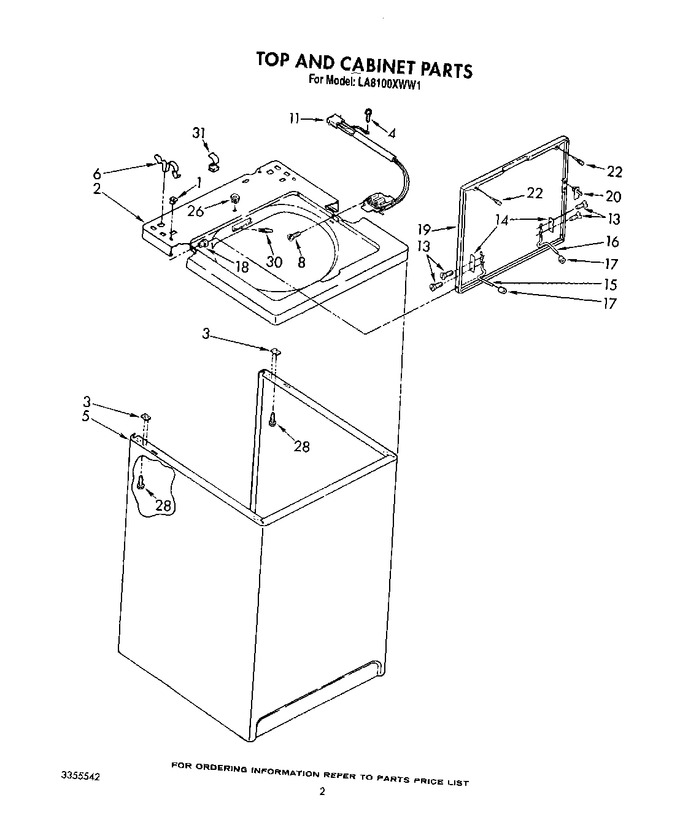 Diagram for LA8100XWW1