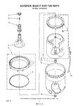 Diagram for 04 - Agitator, Basket, And Tub