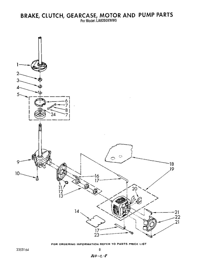 Diagram for LA8200XWW0