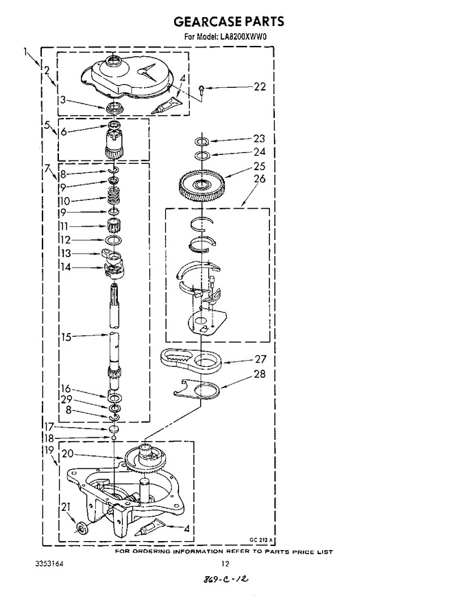Diagram for LA8200XWW0