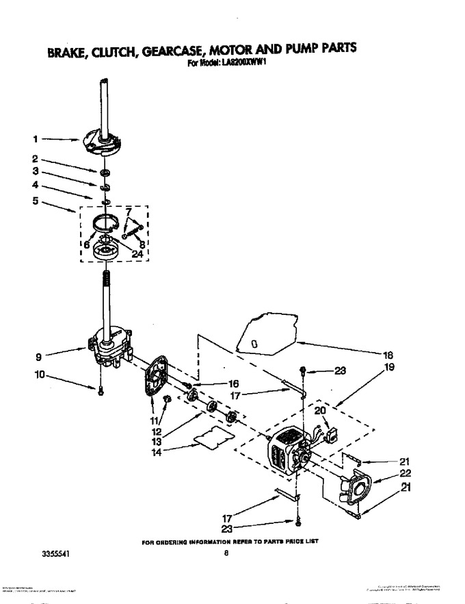 Diagram for LA8200XWW1