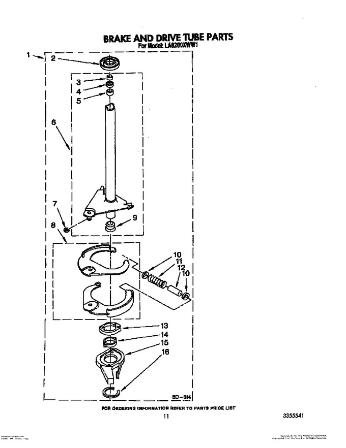 Diagram for LA8200XWW1
