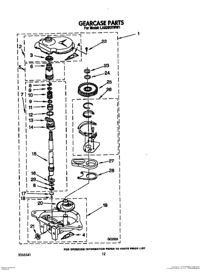 Diagram for LA8200XWW1