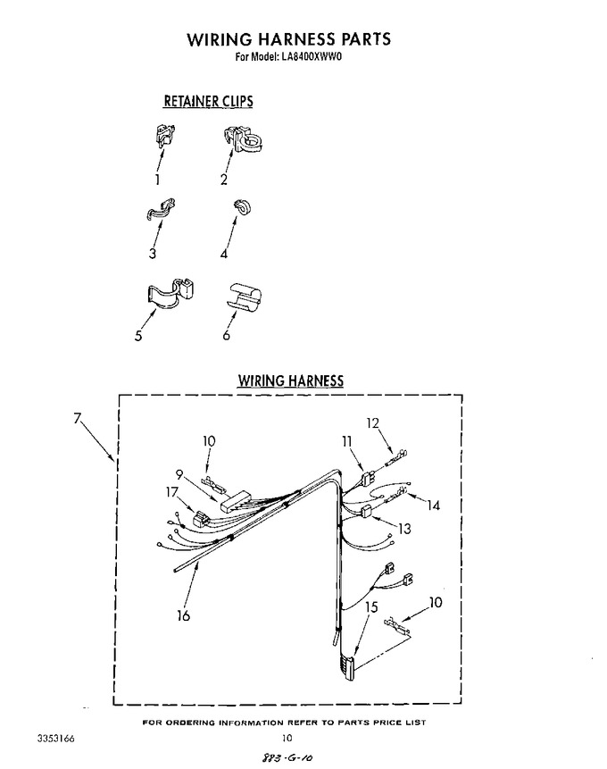 Diagram for LA8400XWF0