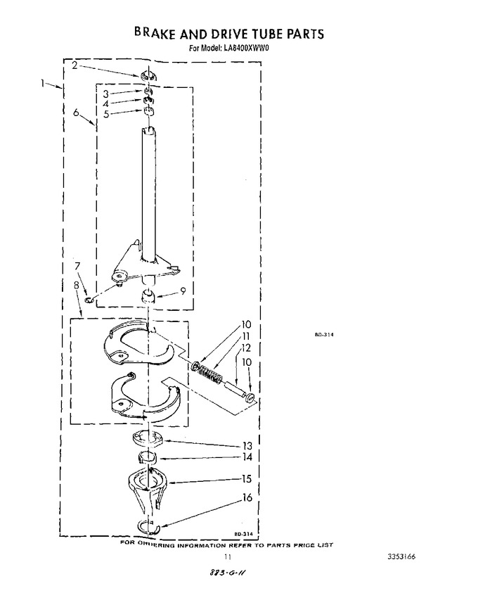 Diagram for LA8400XWW0