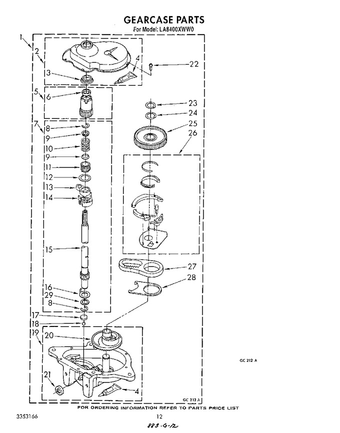 Diagram for LA8400XWM0