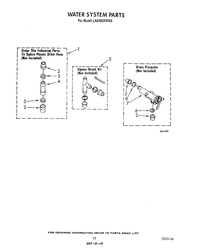 Diagram for LA8400XWM0