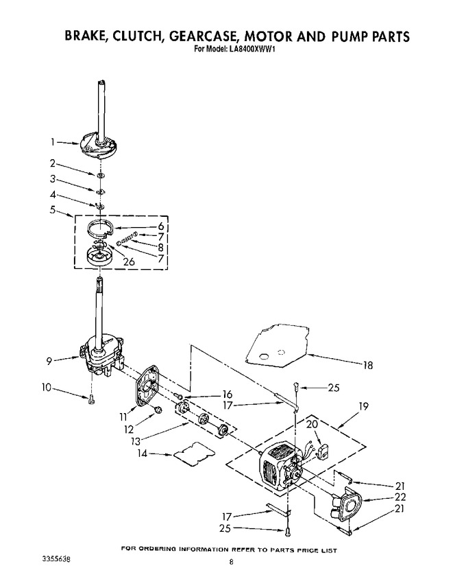 Diagram for LA8400XWW1