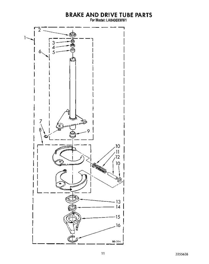 Diagram for LA8400XWN1