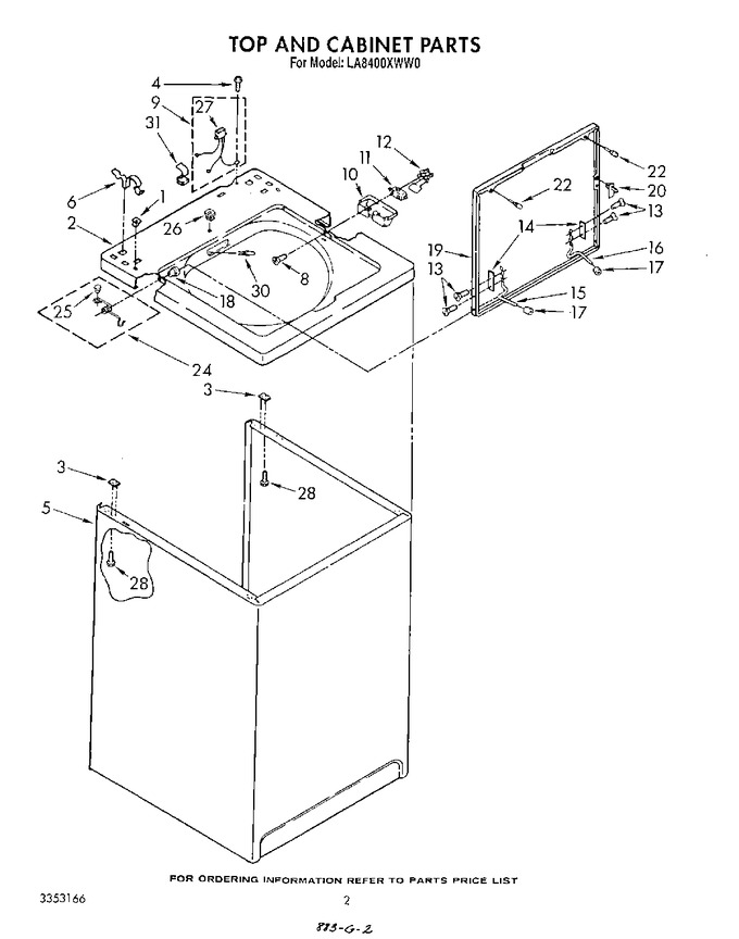 Diagram for LA8400XWW0