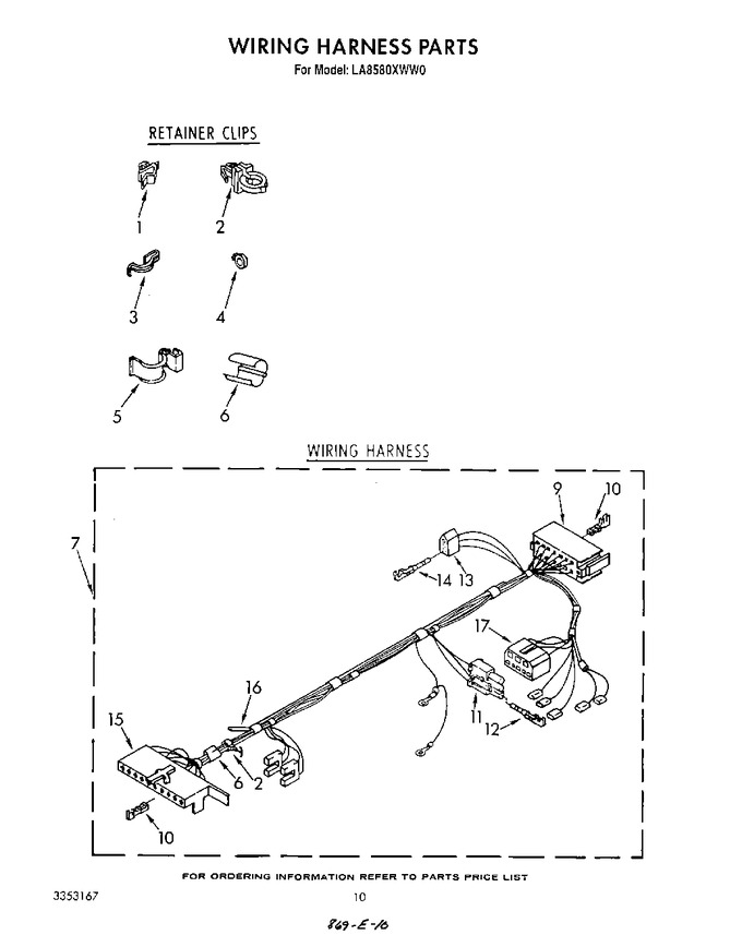 Diagram for LA8580XWM0