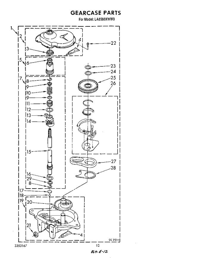 Diagram for LA8580XWF0