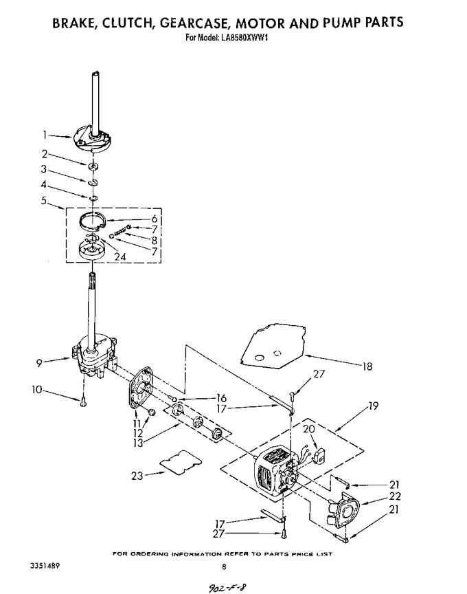 Diagram for LA8580XWF1