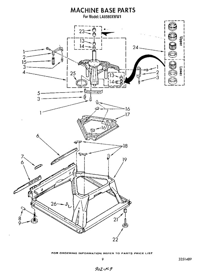 Diagram for LA8580XWM1