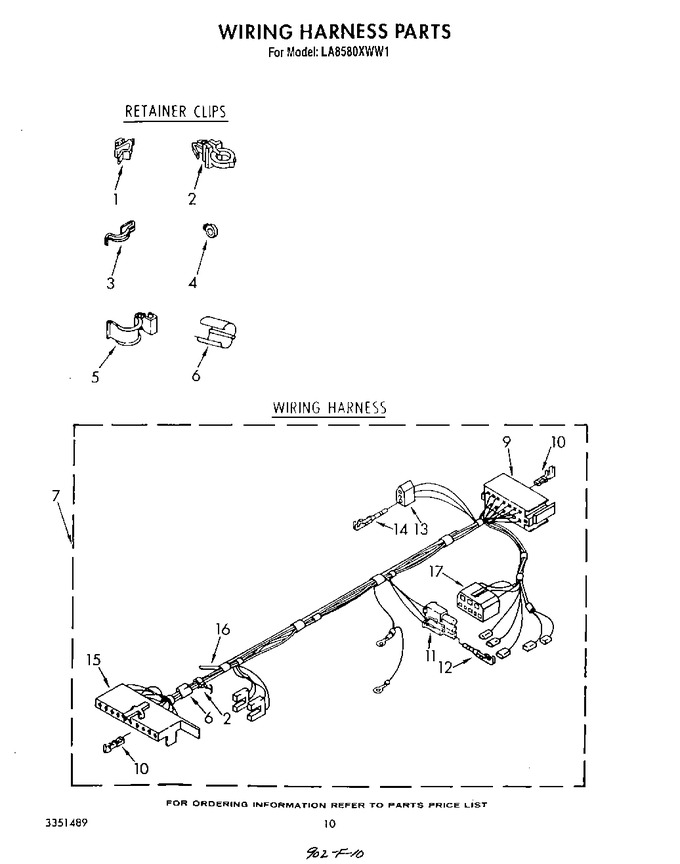 Diagram for LA8580XWM1