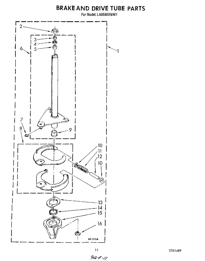 Diagram for LA8580XWF1