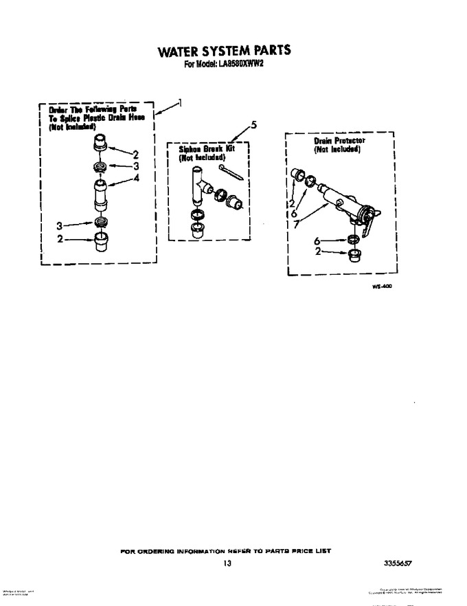 Diagram for LA8580XWF2