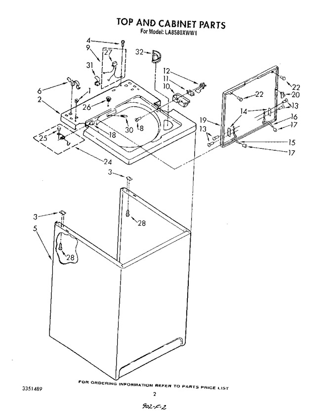Diagram for LA8580XWG1