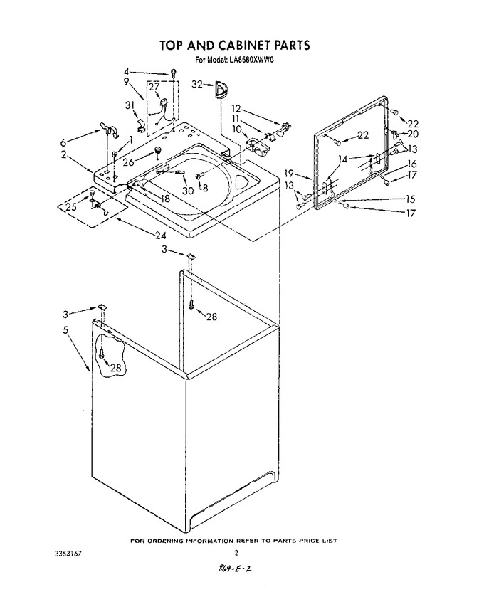 Diagram for LA8580XWN0