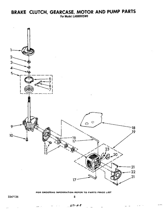 Diagram for LA8800XSW0